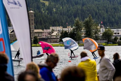 Vanora Engadinwind by Dakine 2020. 

Wing Foil Exhibition.

Wing Foil exhibition event by the newly founded GWA Global Wingsports Association. The contest is runned in the disciplines racing and freestyle, on Sunday August 16 on Lake St. Moritz and on Monday, August 17 on Lake Sivaplana.
16 August, 2020

© Sailing Energy / Engadinwind 2020